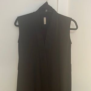 Jesse Kamm black tie waist dress